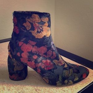 Filanda Multi Print Fabric Ethem Ankle Boot